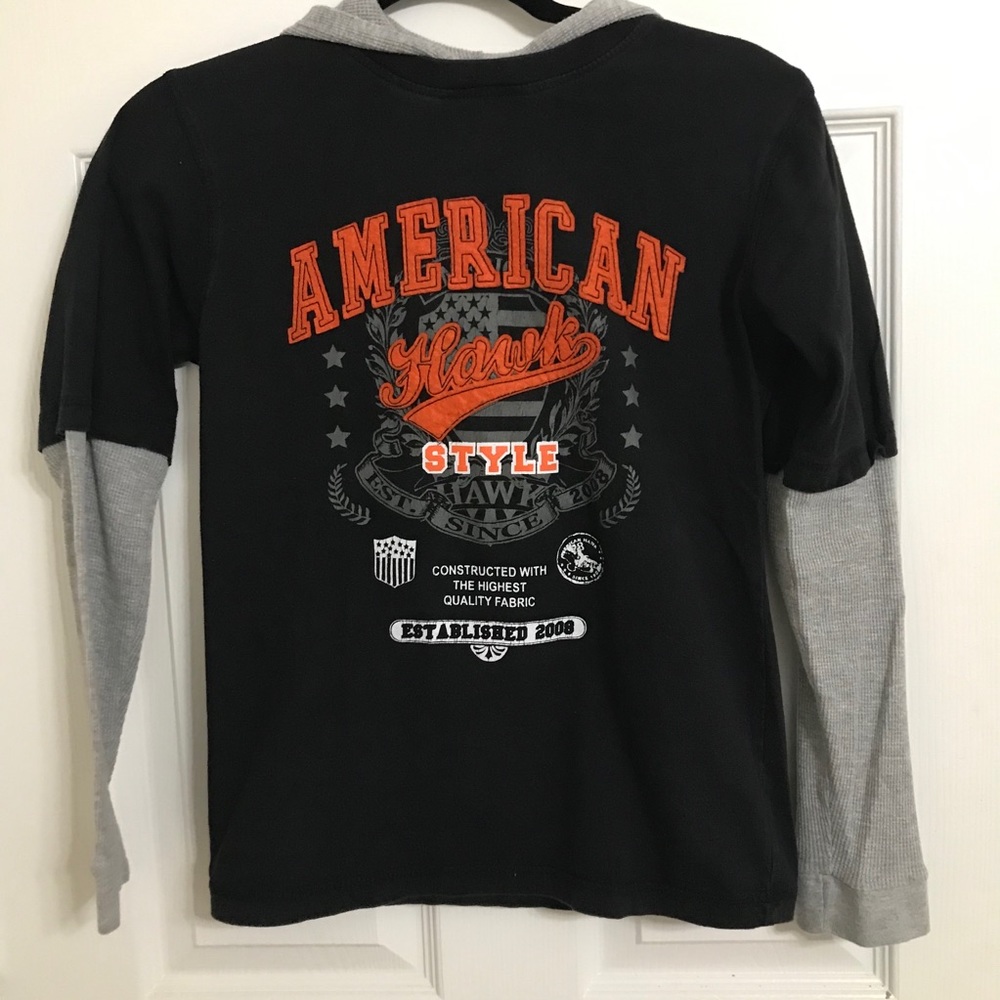 AMERICAN HAWK long sleeve shirt